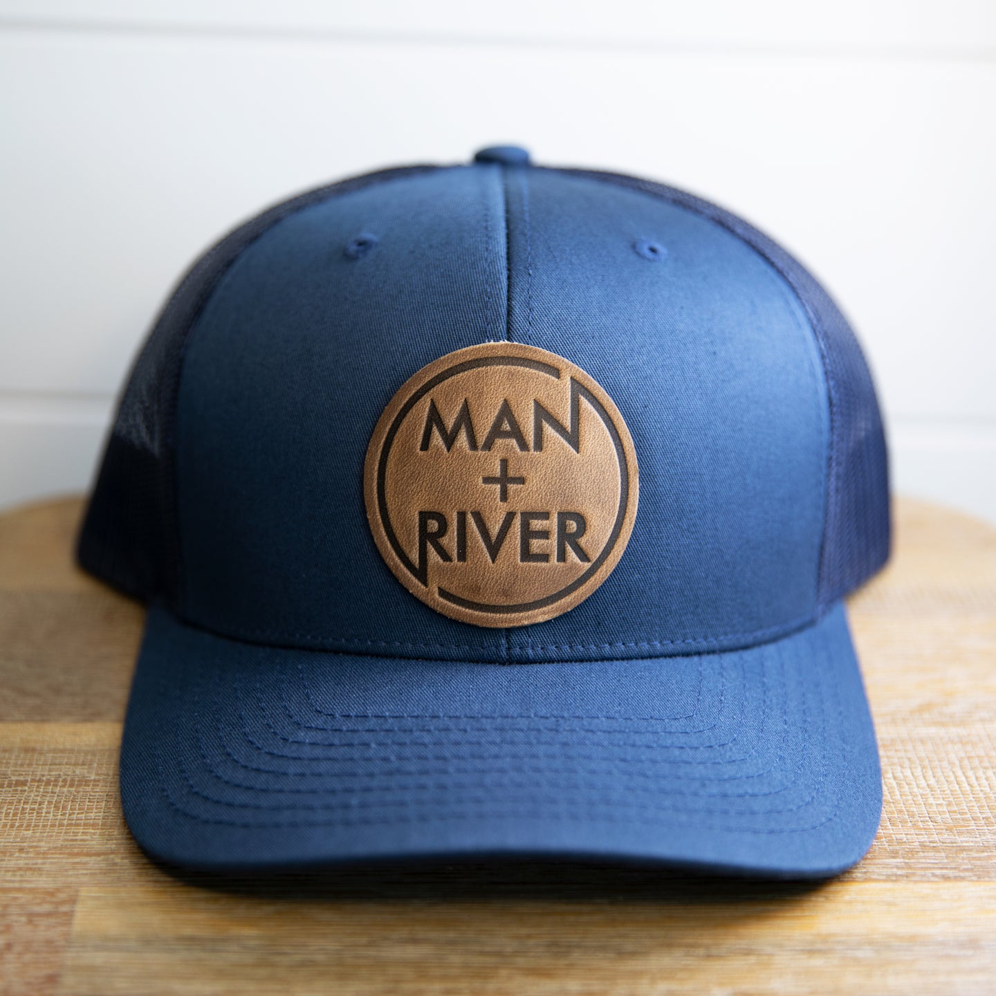 M+R Circle Leather Patch Hat